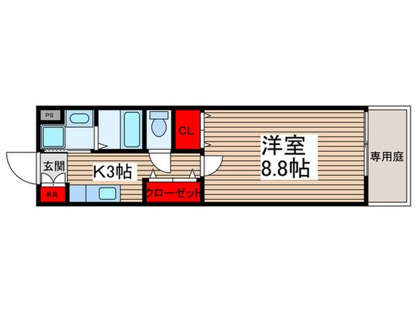 高月ハイムの物件間取画像